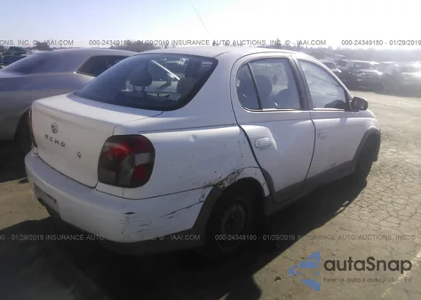 2000 Toyota Echo from USA, damaged, VIN JTDBT1237Y5000427